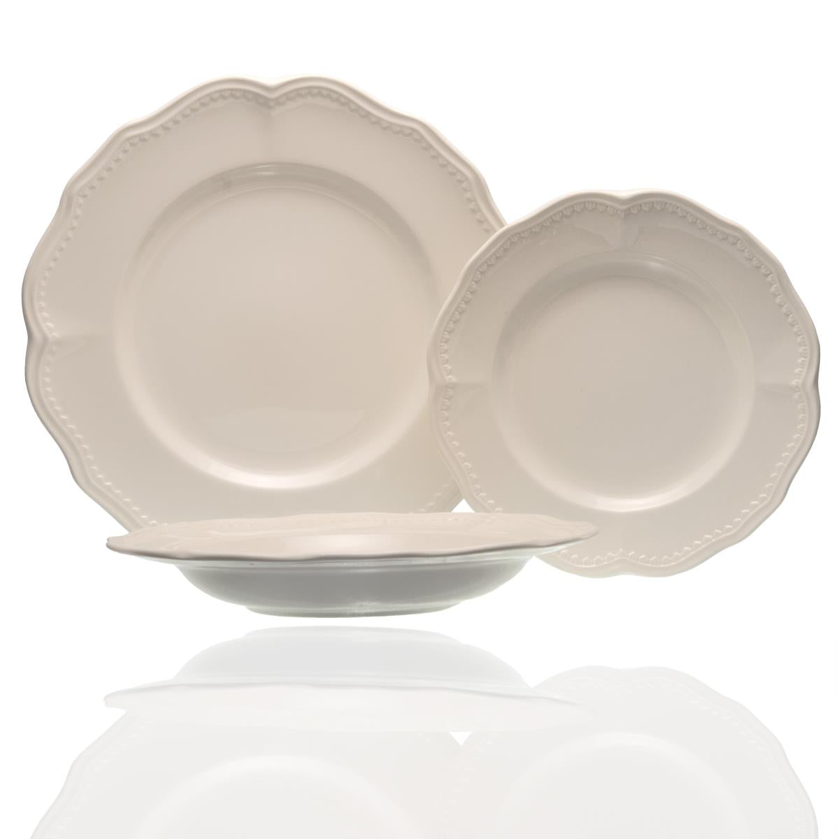 Classic White Dinner Set -